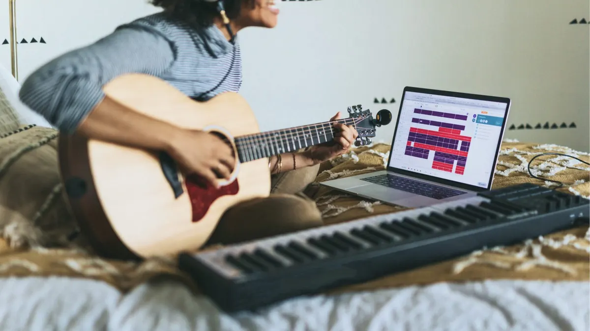 Soundtrap collaborative online music studio interface