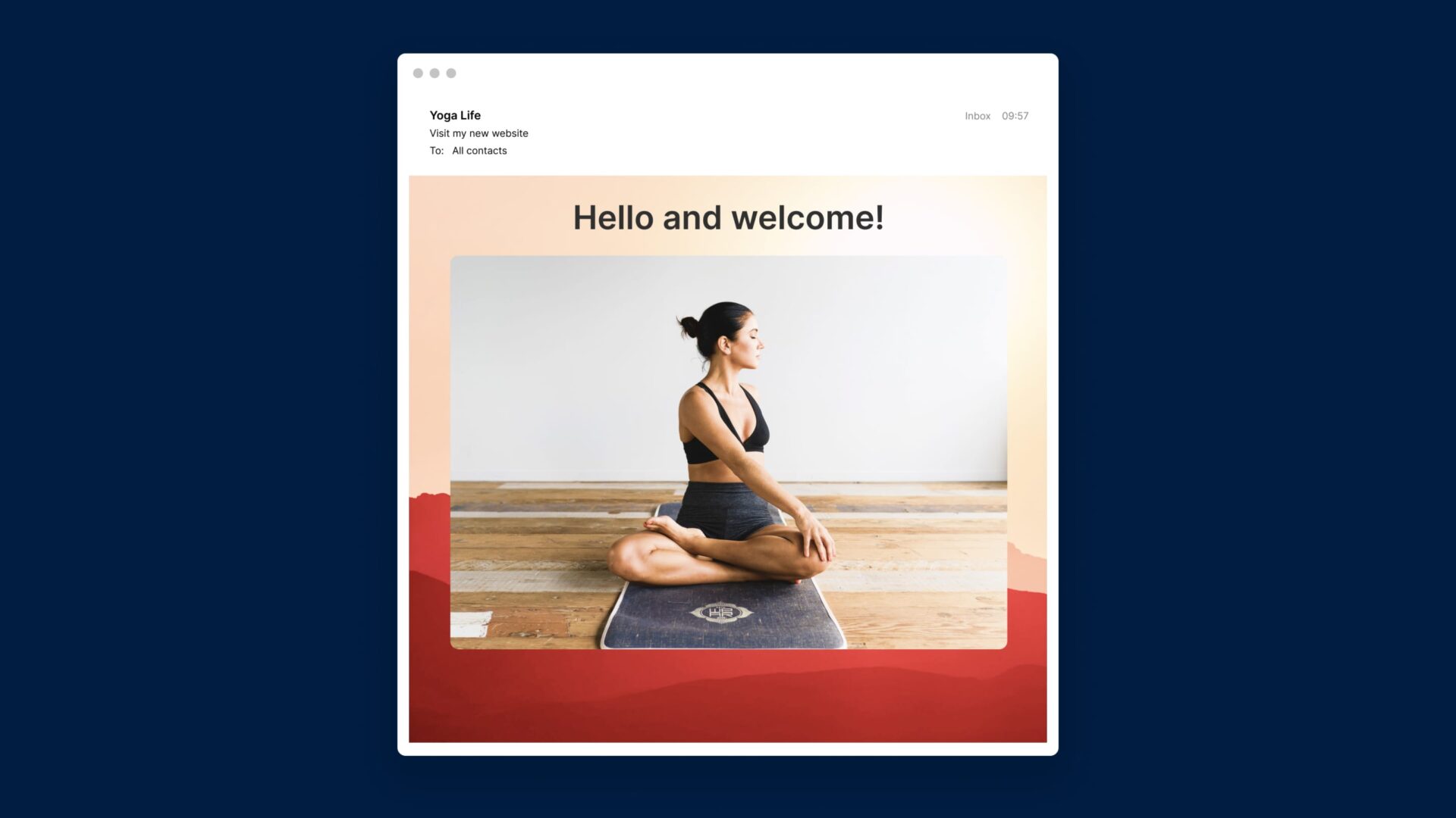 Minutemailer email marketing interface with simple newsletter editor