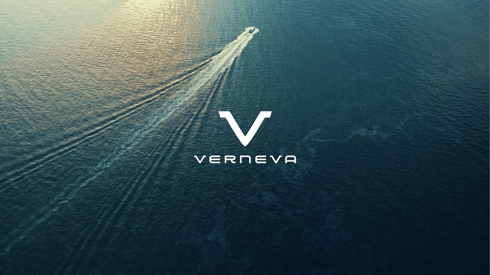 Verneva logotype for electric boat motor startup