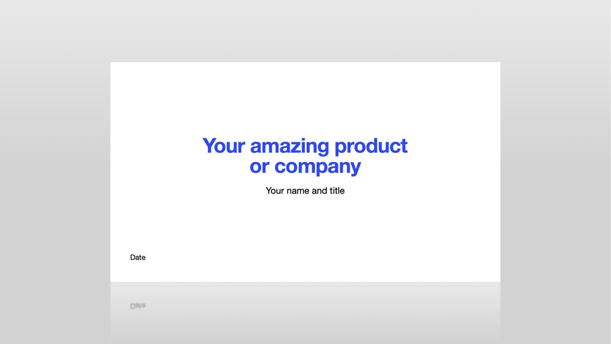 Get a free pitch deck template for your perfect pitch