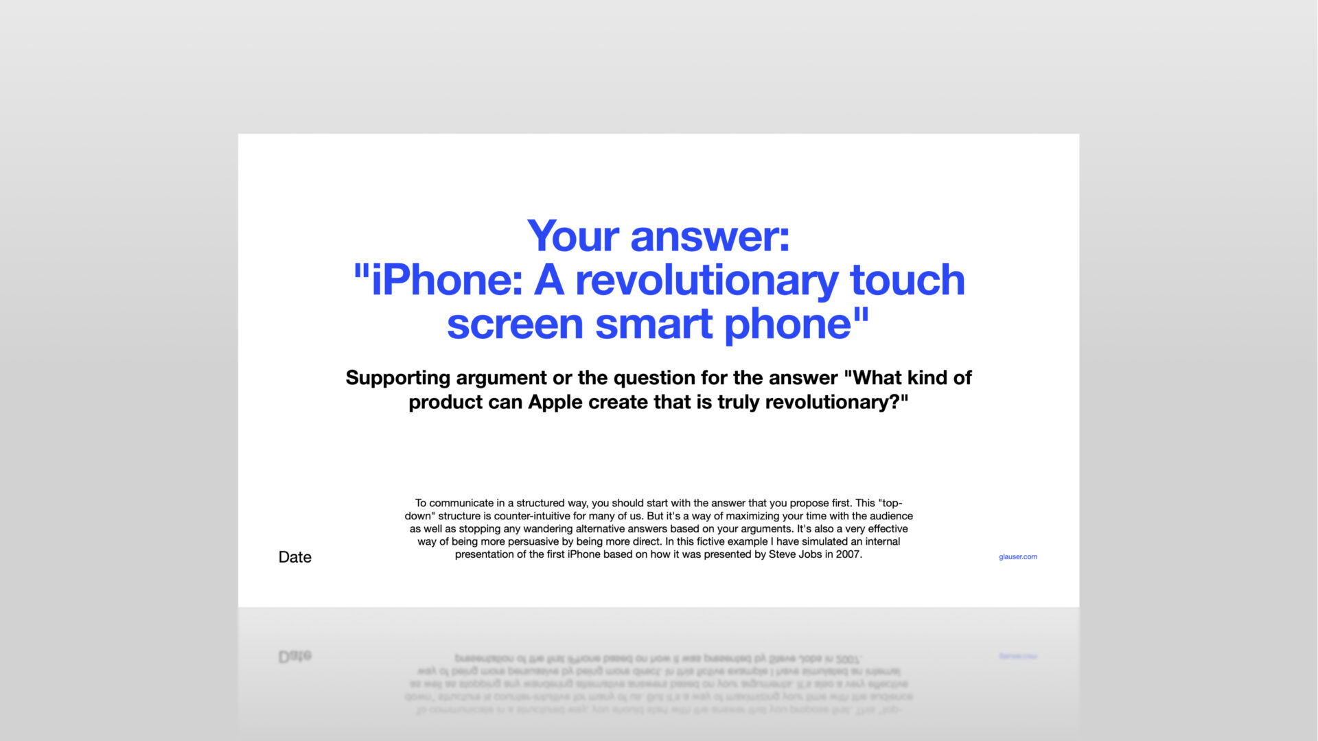 Get the Pyramid Principle presentation template for free