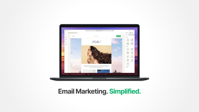 Minutemailer brand with paper plane symbol and green color palette