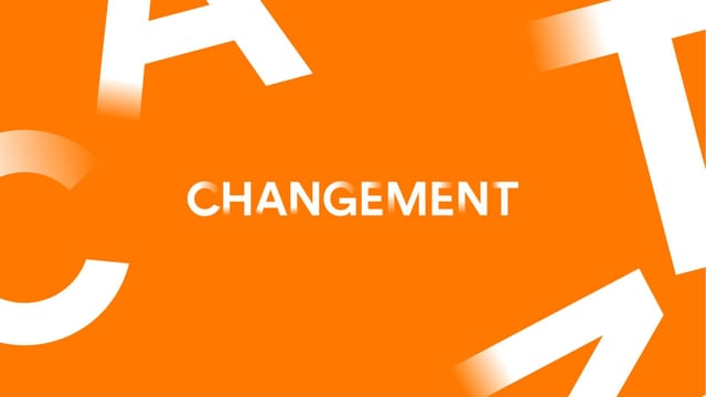 Changement logotype with fading letters and loading spinner C symbol