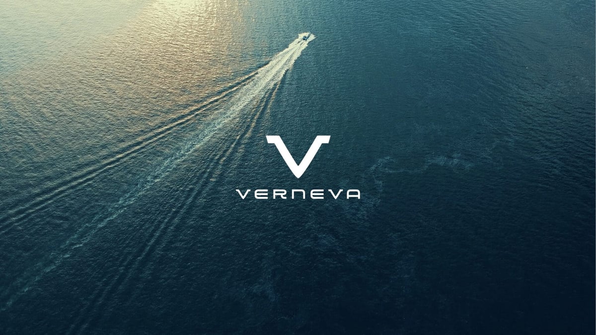 Verneva logotype for electric boat motor startup