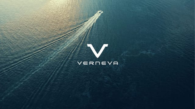 Verneva logotype for electric boat motor startup