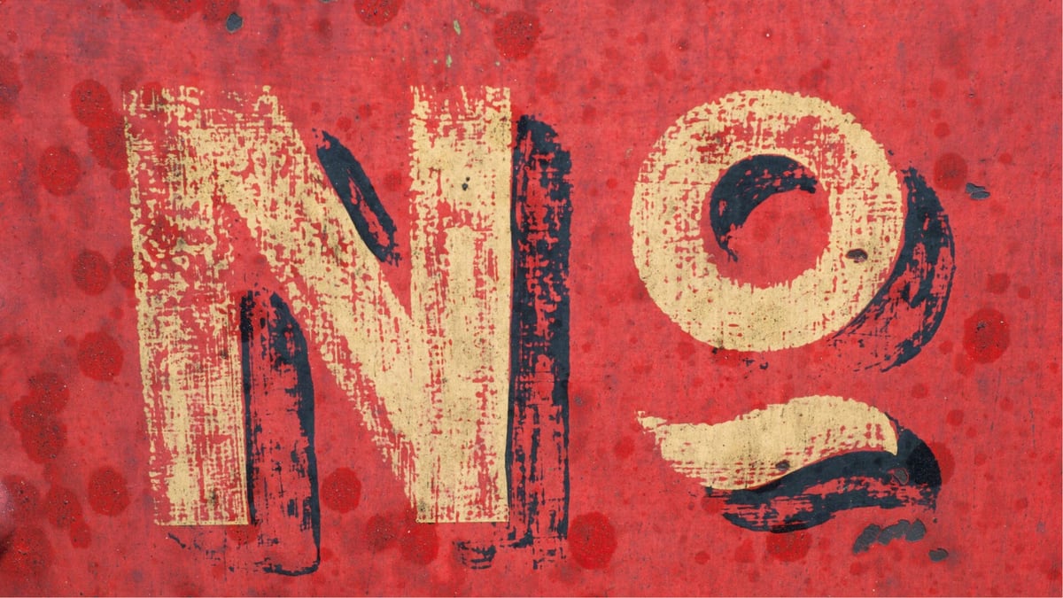 The power of saying No