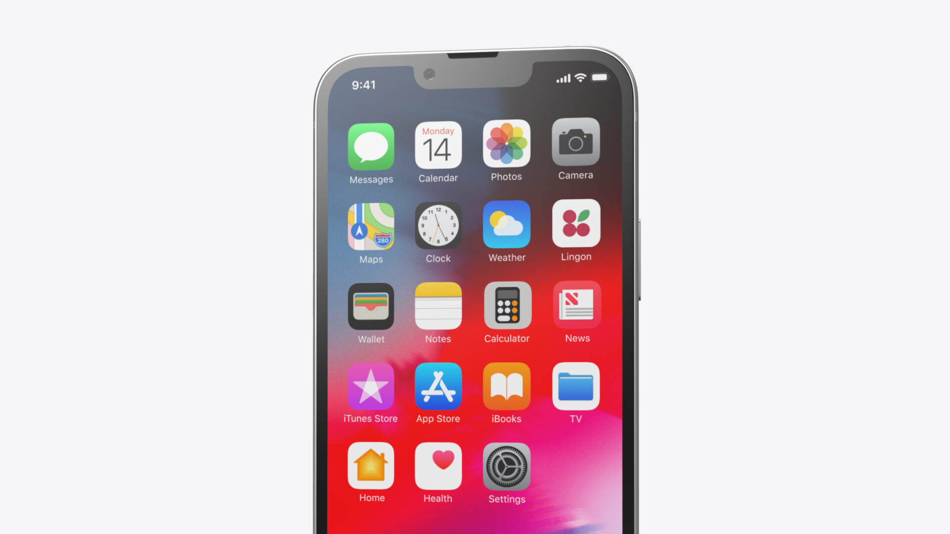 The Lingon symbol is made to work well as an app icon. Having a simple but bold design.