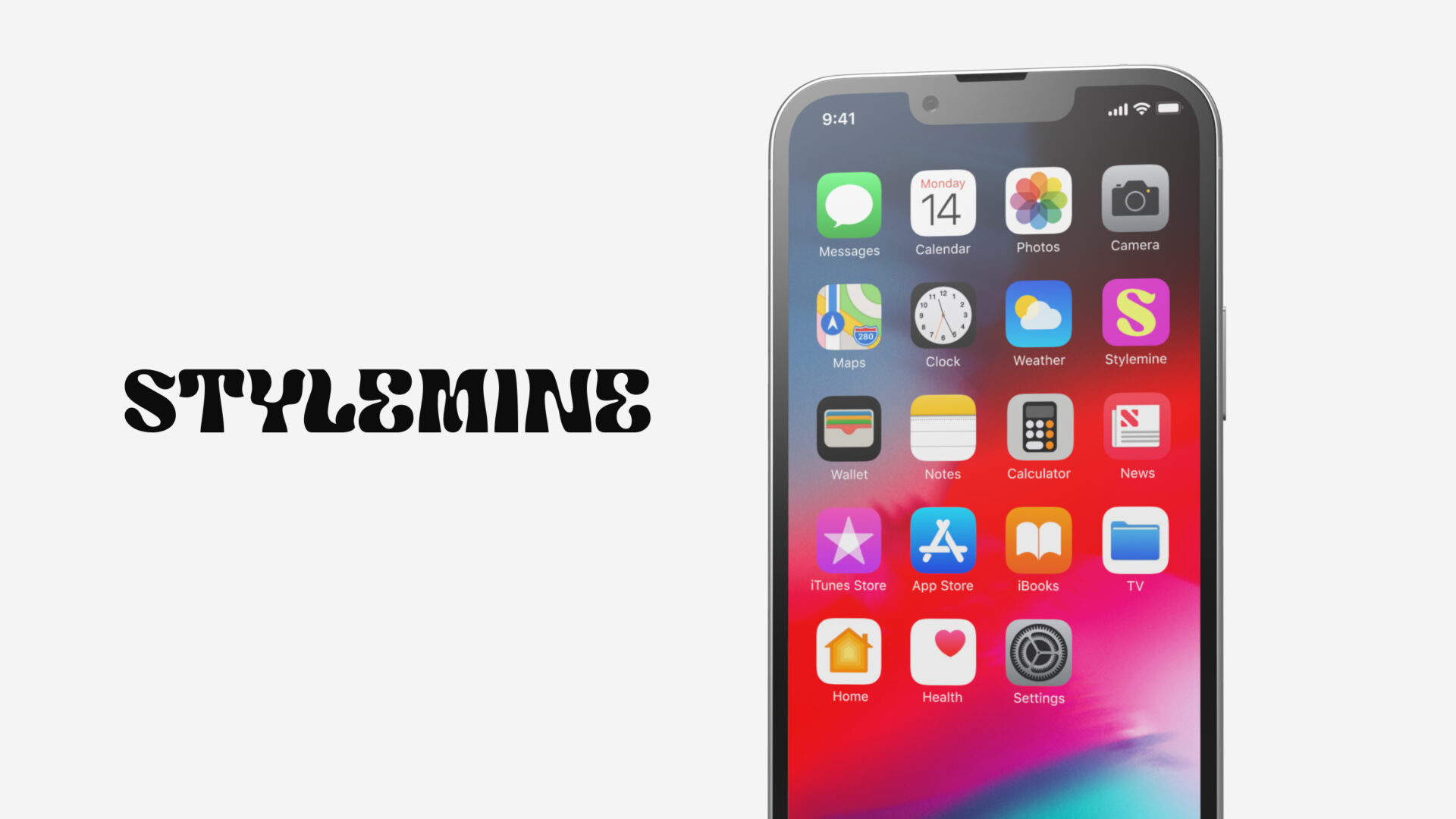 The Stylemine app icon is a stylish S with bangs.